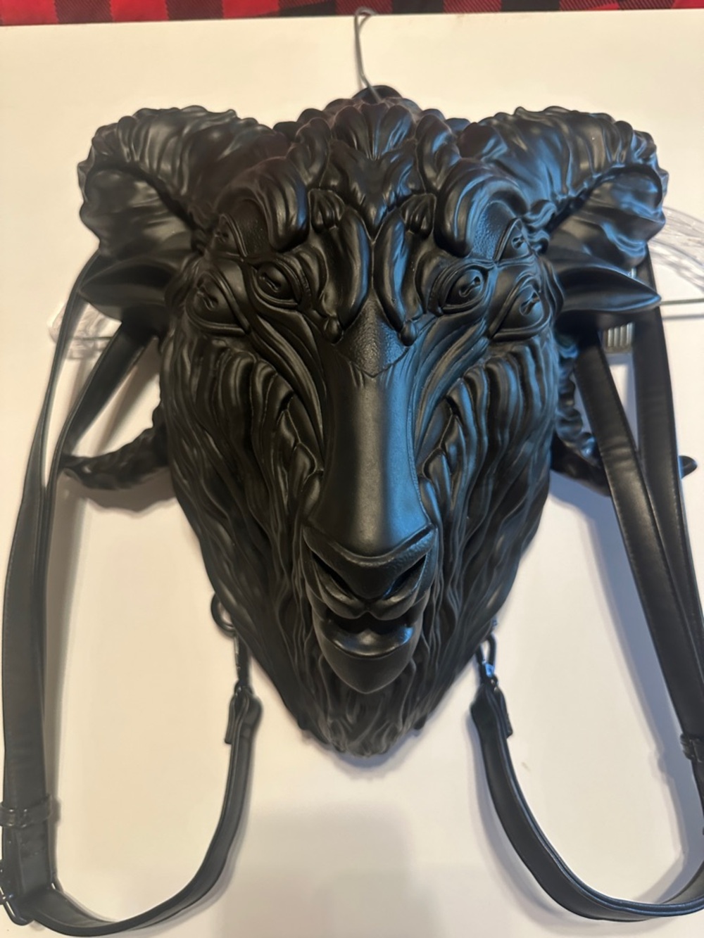 Killstar Black Ram Head Backpack - Picture 2 of 4